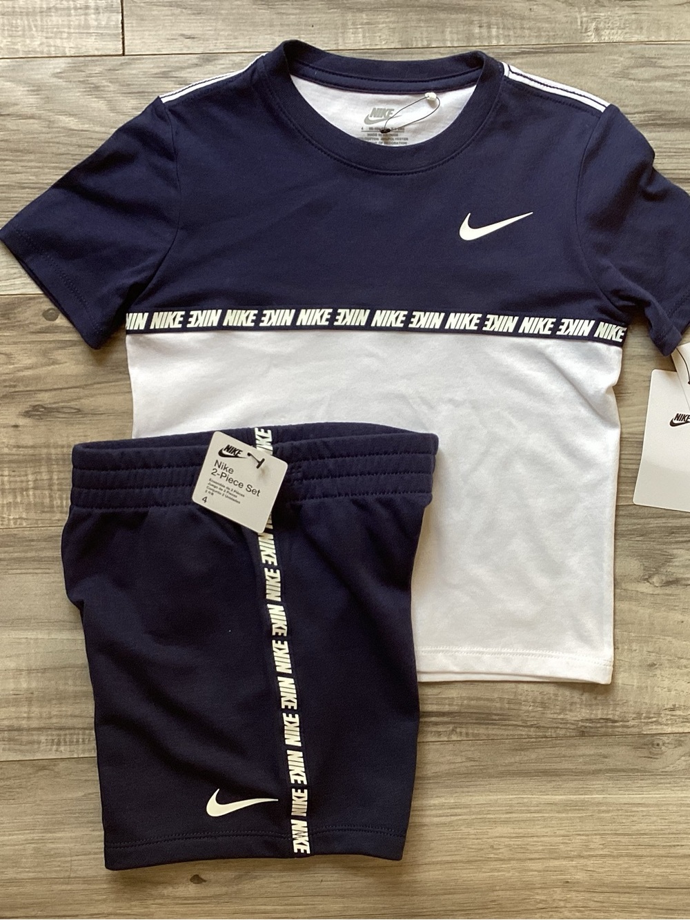 Nike Boys Tee & Shorts Set size 4(NWT) ~PRICE IS FIRM, NO OFFERS~